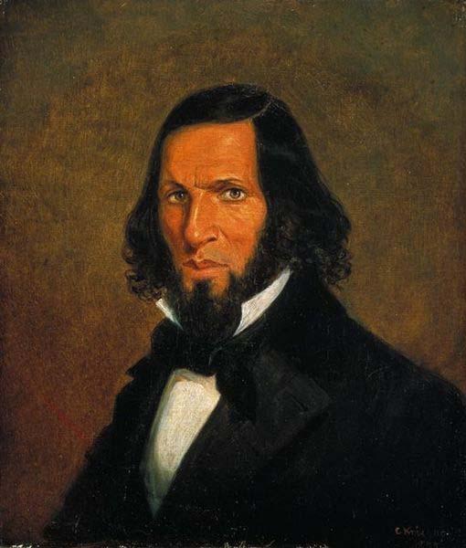 Cornelius Krieghoff Self-portrait by Cornelius Krieghoff,